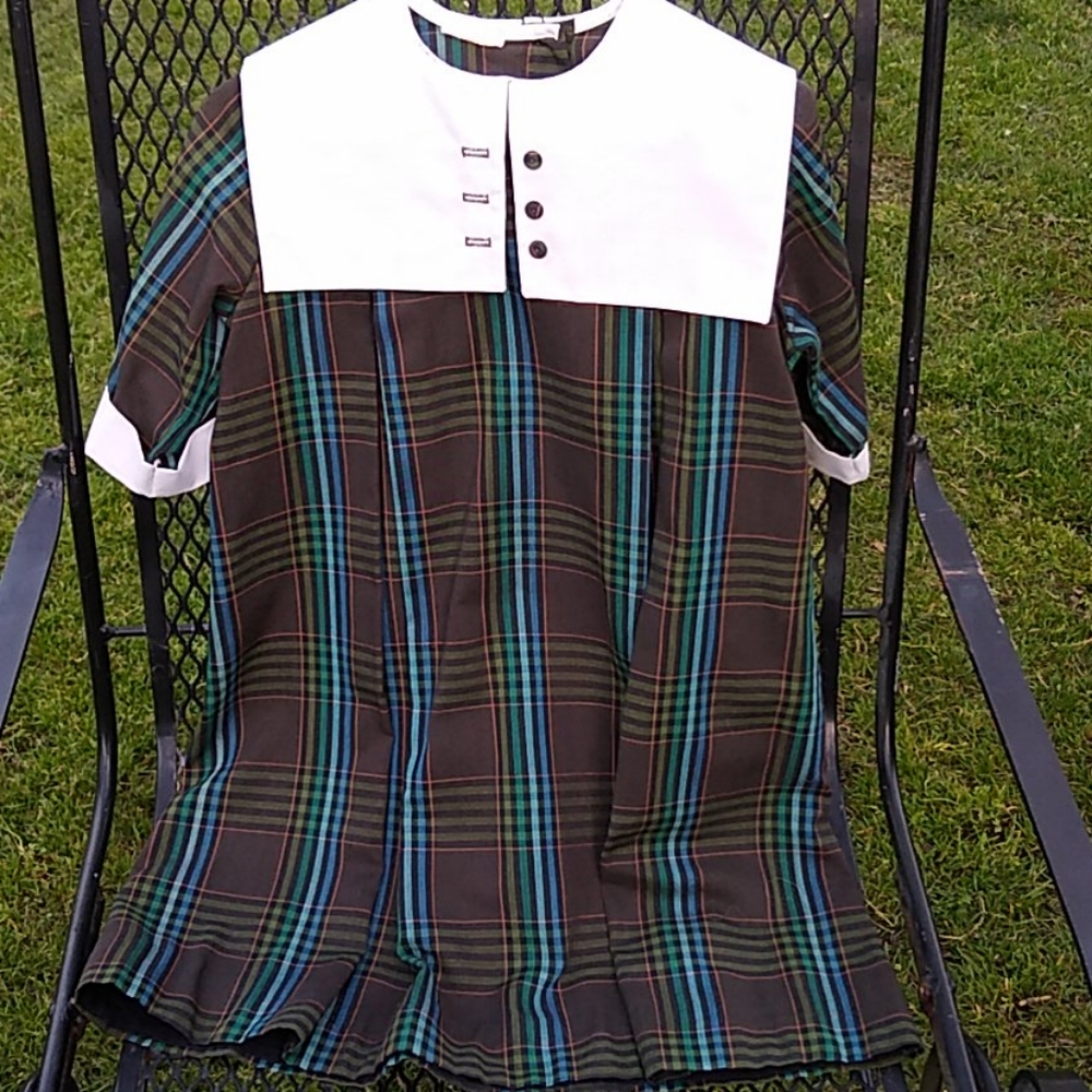 Child's plaid dress